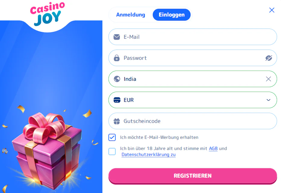 CasinoJoy mobile casino experience on phones and tablets
