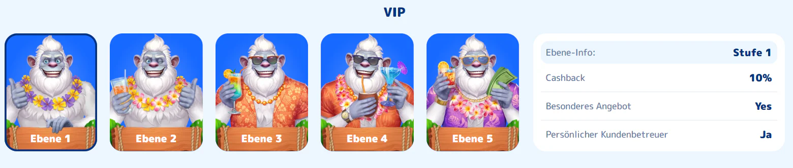 CasinoJoy VIP program with loyalty rewards and privileges